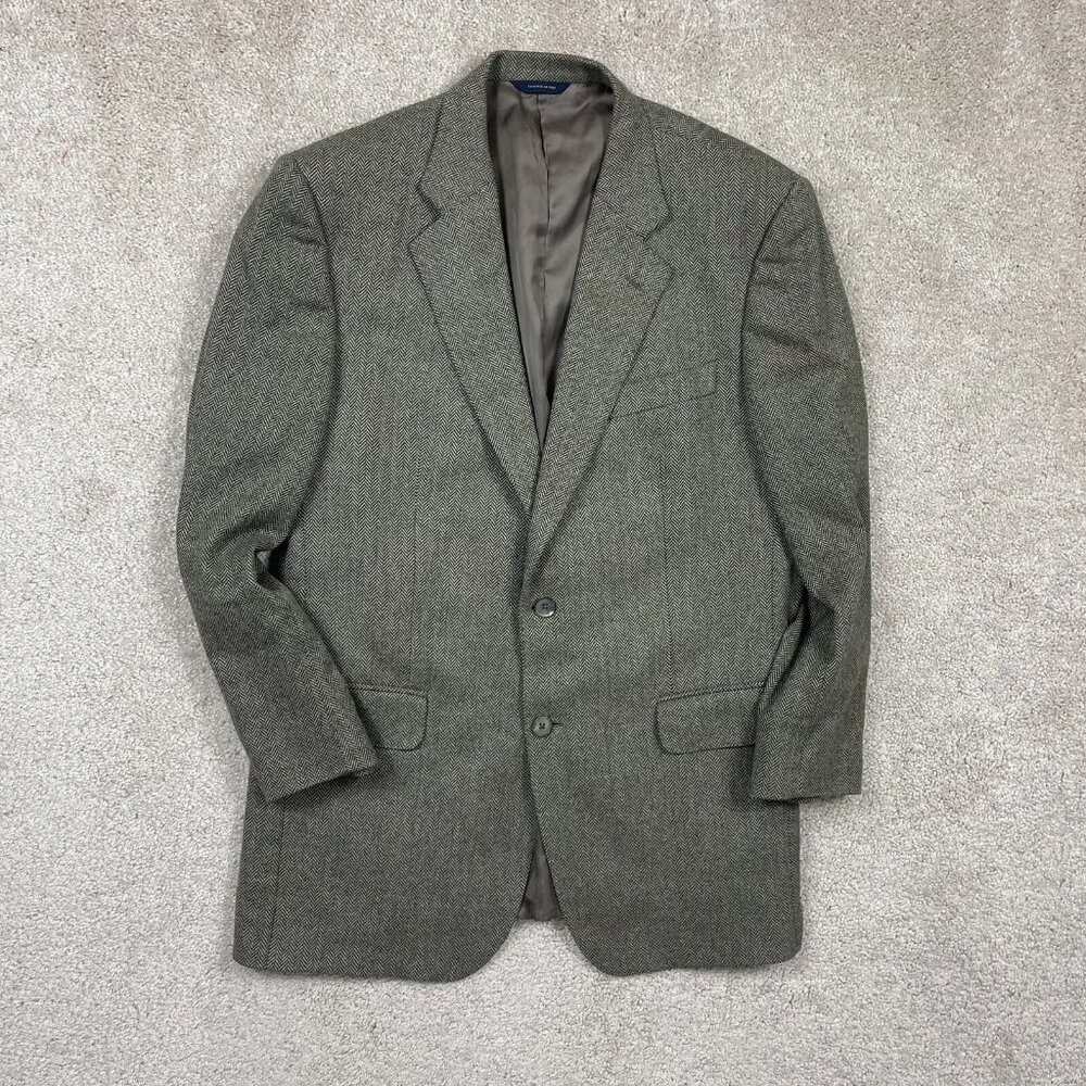 Brooks Brothers Golden Fleece Loro Piana Cashmere Blazer Brown Size 42R